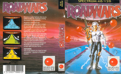 Roadwars box art for ZX Spectrum